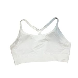 Marika Mary Jane Sports Bra White Racerback Womens Size XL